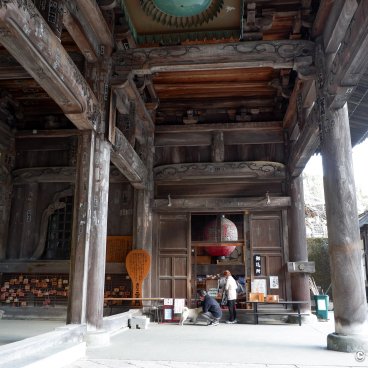 Kuon-ji (Minobu), Sanmon gate of the temple 2