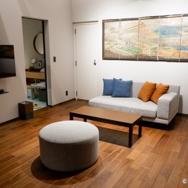 Auberge Homachi Mikuni Minato (Fukui), Living-room of the Bishamon house