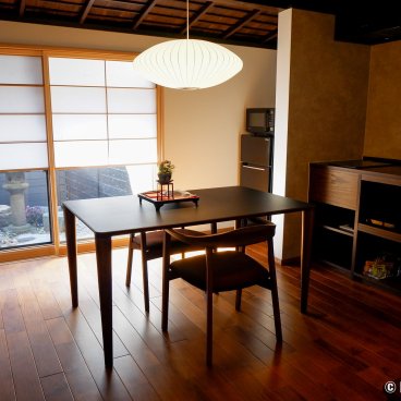 Auberge Homachi Mikuni Minato (Fukui), Kitchen area in the Seigaiha house