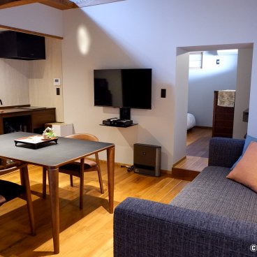 Auberge Homachi Mikuni Minato (Fukui), Main room of the Kurokan house