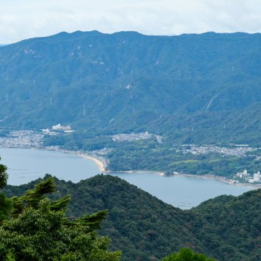 Mount Misen (Miyajima), View on Honshu Island