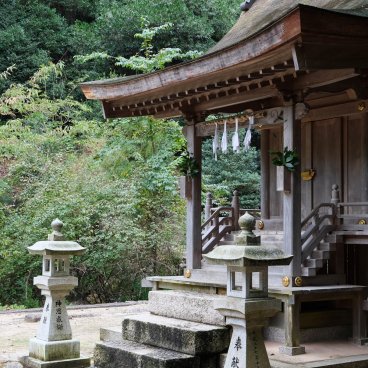 Mount Misen (Miyajima), A pavilion along one of the walking trails