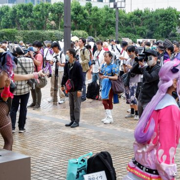 Ikebukuro Halloween Cosplay Festival, View on the Sunshine Plaza