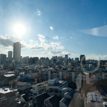 Yayoi Kusama Museum (Tokyo), View on Tokyo from the upper floor of the museum