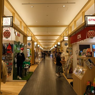 Haneda Airport Garden (Tokyo), Shops selling traditional souvenirs of Japan