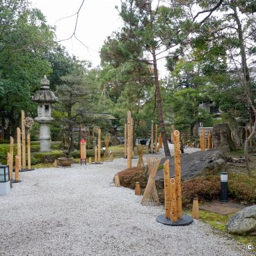 Nagahama Bonbaiten (Lake Biwa), Japanese garden of the old Keiunkan residence