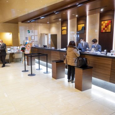 Hotel Aomori, Reception hall of the hotel