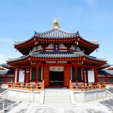 Nara, Genjo-sanzoin Garan in Yakushi-ji temple in the west of the city