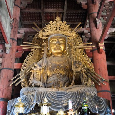 Nara, Kokuzo Bosatsu statue in Todai-ji temple