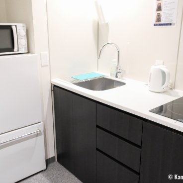 MIMARU Osaka Shinsaibashi North, Family apartment-hotel with 1 bedroom, view on the kitchen