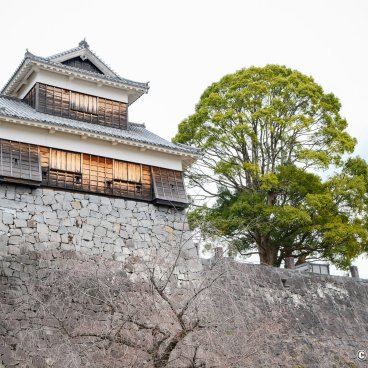 Kumamoto Castle, Hitsujisaru turret on the fortication wall