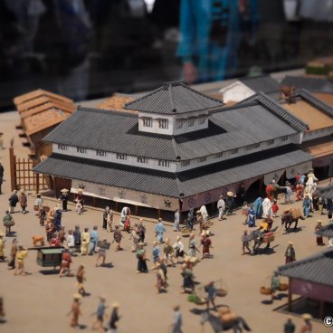 Edo-Tokyo Museum, Diorama of the city during the Edo period