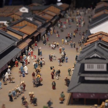 Edo-Tokyo Museum, Diorama of the city during the Edo period 2