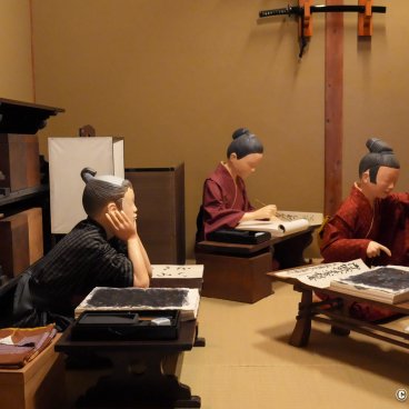 Edo-Tokyo Museum, Diorama of an Edo period school