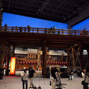Edo-Tokyo Museum, Life-size reconstitution of Nihonbashi Bridge