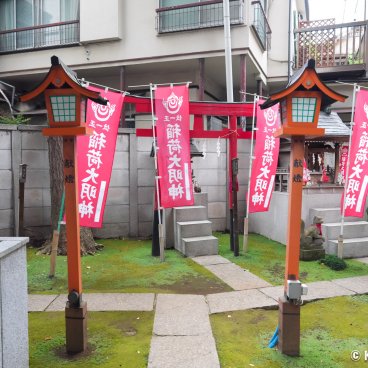 Koenji Hikawa-jinja (Tokyo), Altar for Inari