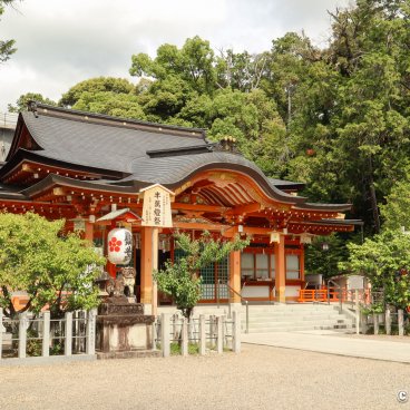Nagaokakyo (Kyoto), Shaden main hall of Nagaoka Tenmangu shrine