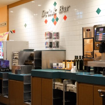 Saizeriya Nagoya Matsuoka Building (Nagoya Station), Self-service drink bar at the restaurant