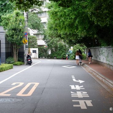 Azabu-Juban (Tokyo), View on a street of Azabu-Juban