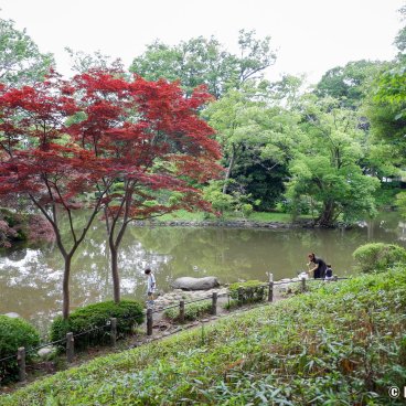 Azabu-Juban (Tokyo), Pond of Arisugawa-no-miya Memorial Park in Minami-Azabu