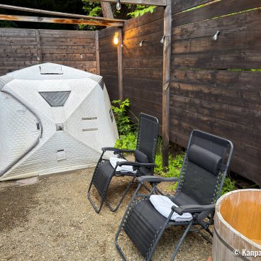Mt.Fuji Glamping Terrace MINENOHANA (Kawaguchiko), Tent that can be used as a private sauna