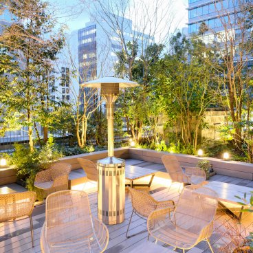 The Royal Park Canvas Fukuoka Nakasu (Kyushu), Green rooftop of the hotel