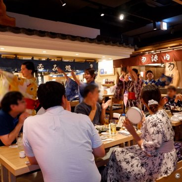 Tokyo Festival Restaurant - Bon Dance Izakaya (Kabukicho), Bon Odori dance experience