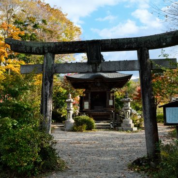 Kiso Valley (Japanese Alps), Rinsen-ji temple (Agematsu City, Nagano prefecture)