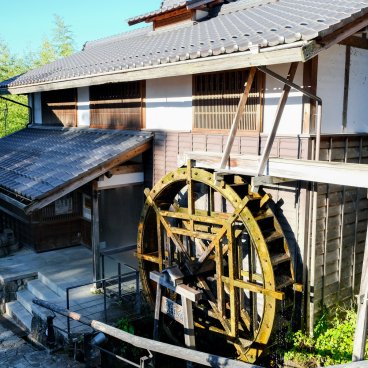 Kiso Valley (Japanese Alps), Traditional Japanese architecture (Magome-juku post town, Gifu prefecture)