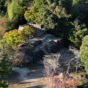 Kiso Valley (Japanese Alps), Naegi Castle ruins (Nakatsugawa City, Gifu prefecture)