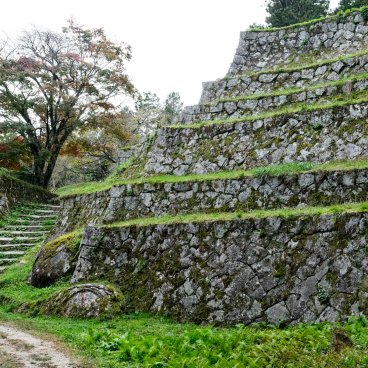 Kiso Valley (Japanese Alps), Iwamura Castle ruins (Ena City, Gifu prefecture) 2