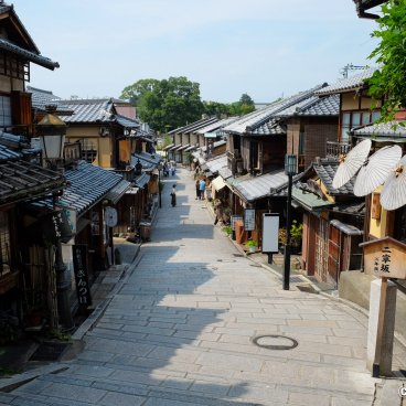 Kyoto, Traditional streetscape Ninenzaka