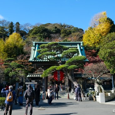 Kamakura, Entrance gate of Hase-dera temple