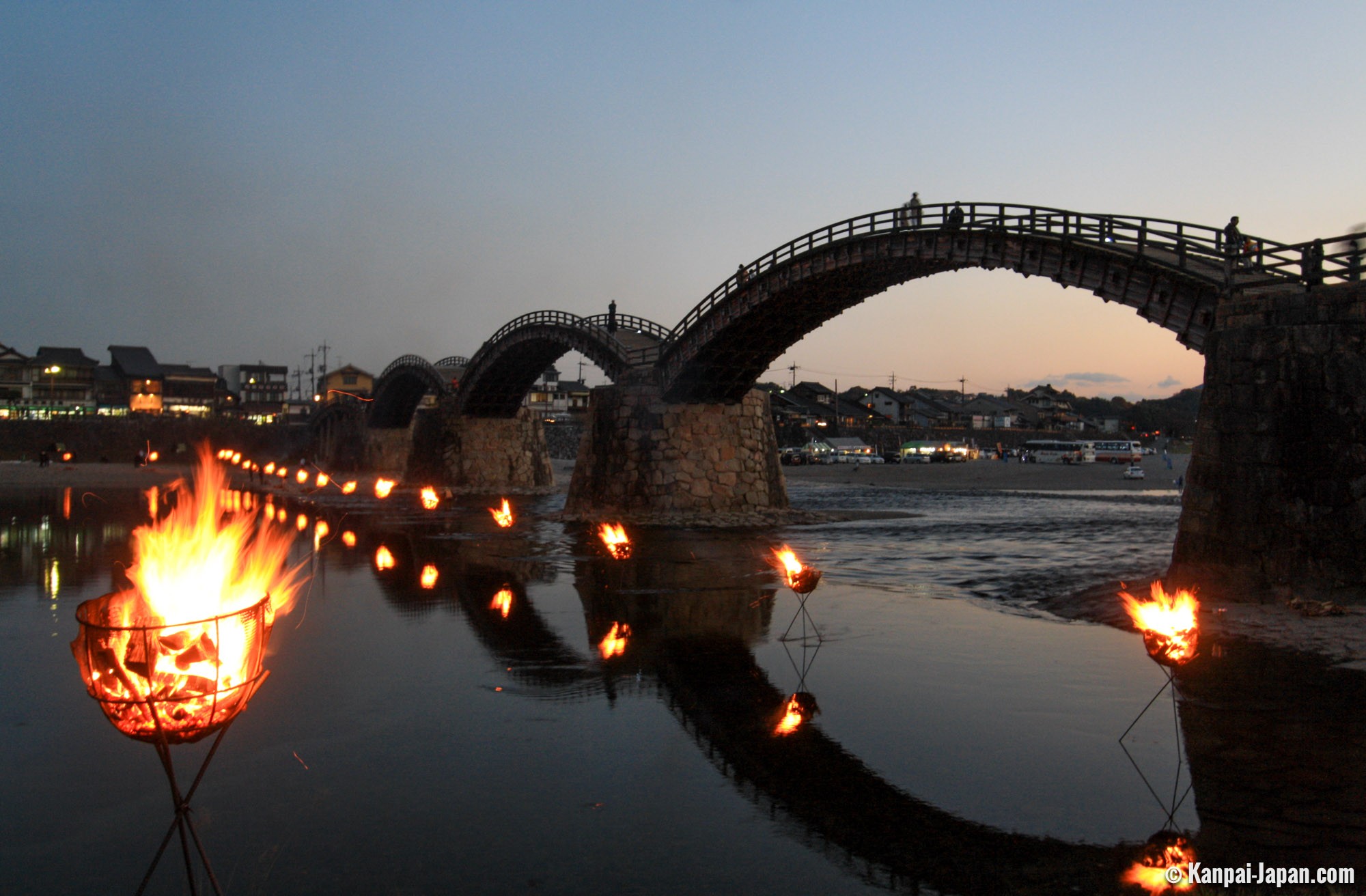 Iwakuni - The feudal city of Kintaikyo Bridge