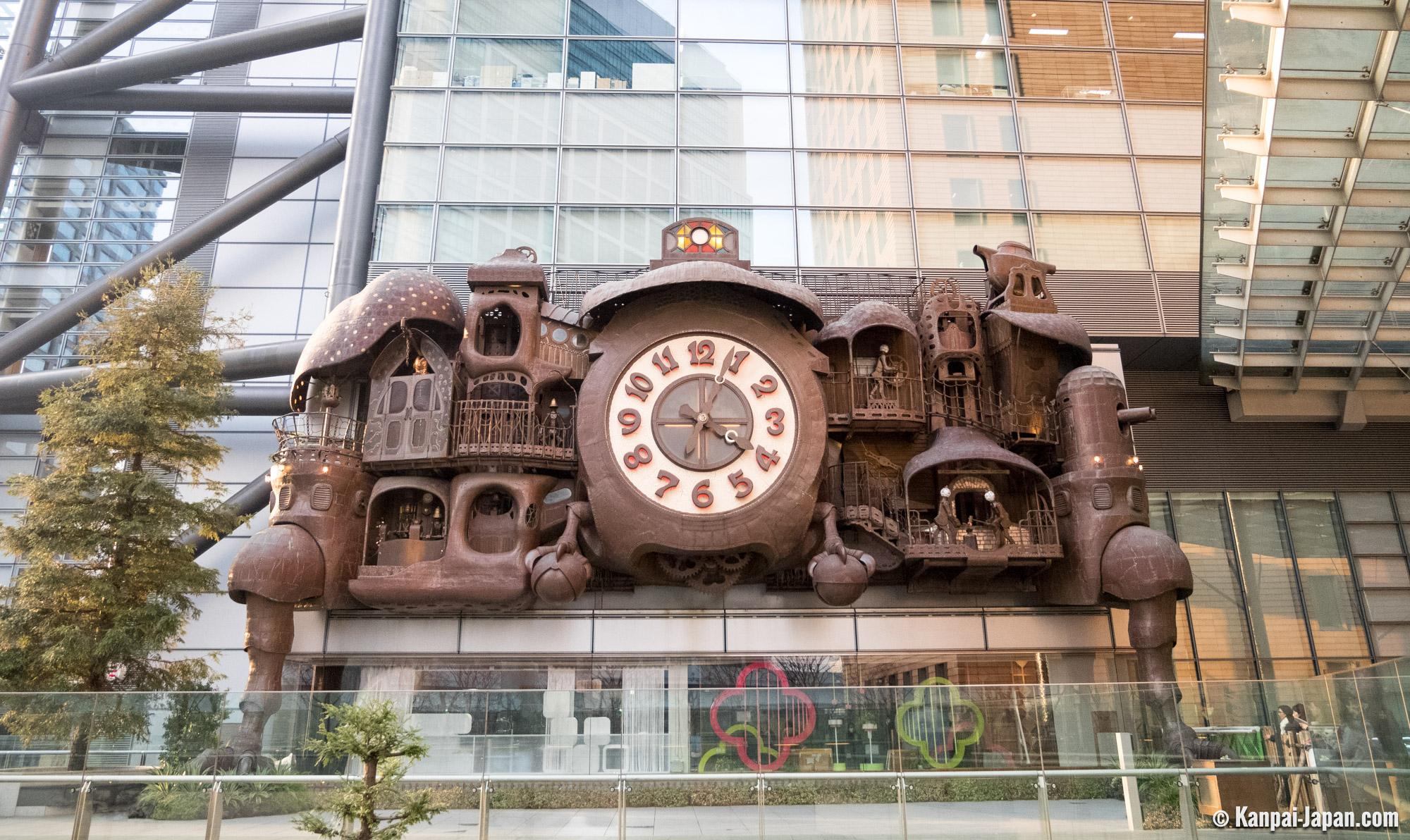 Nippon TV Odokei - Miyazaki’s Giant Clock in Tokyo