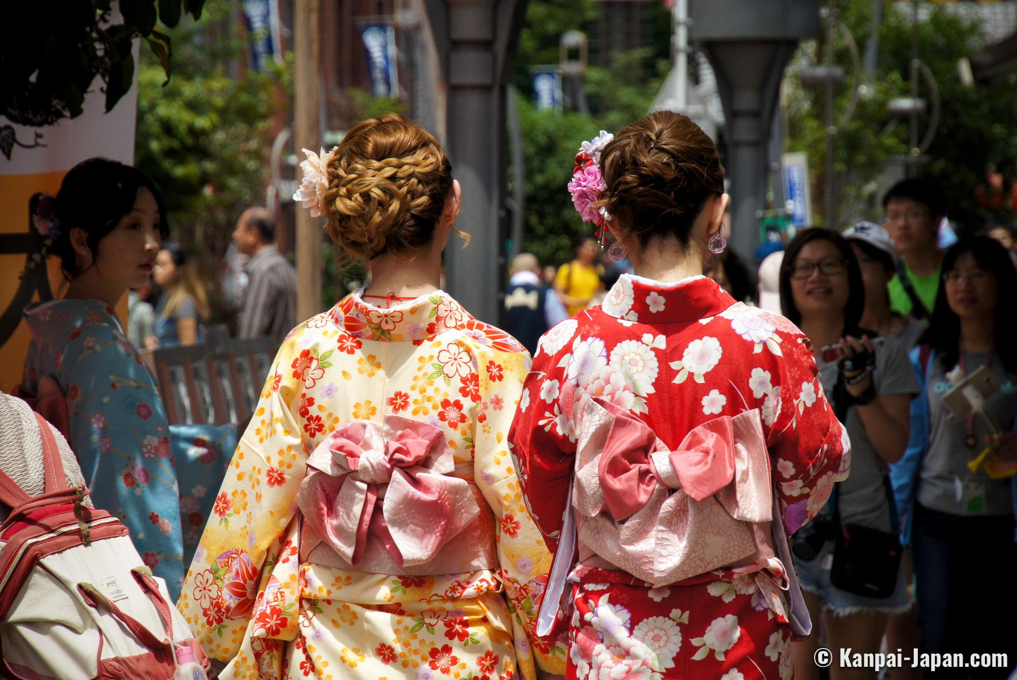 and Yukata - The Traditional Japanese