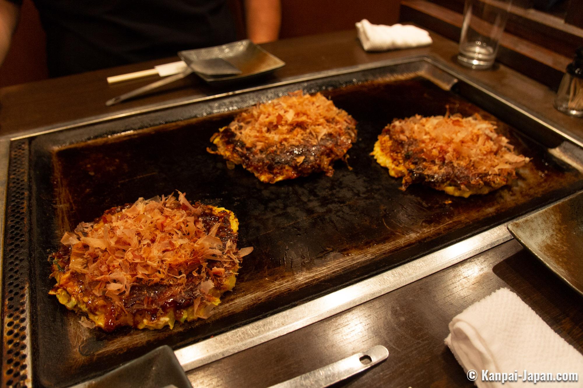 Hozenji Sanpei A Famous Okonomiyaki Restaurant in Osaka