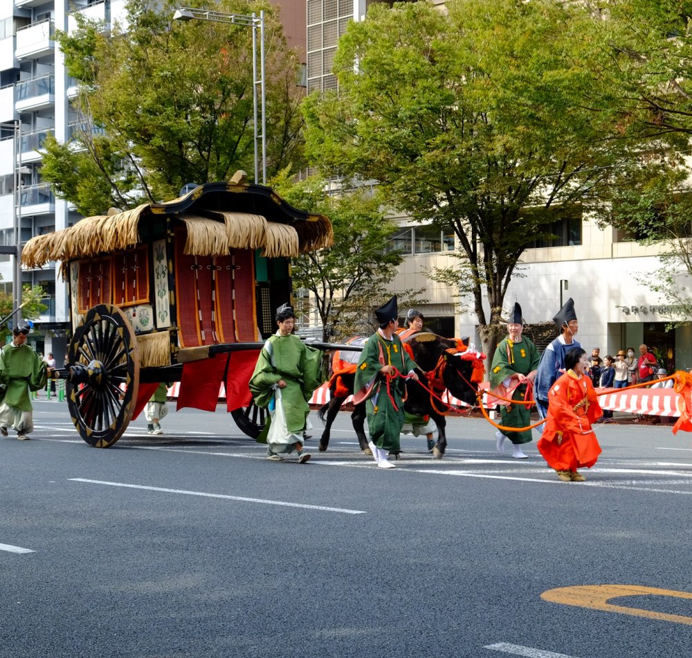 Jidai Matsuri (Kyoto), Float of Princess Kazu (Kazunomiya, 1846 - 1877), Edo period 