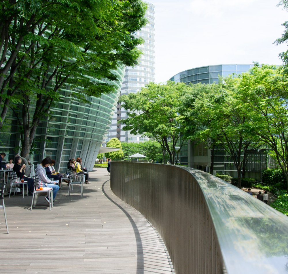 National Art Center Tokyo, View that inspired animated movie Your Name