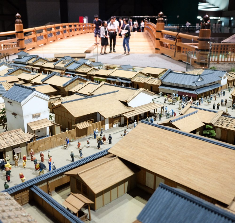 Edo-Tokyo Museum, Miniature of the city Edo-Tokyo Museum, Miniature of the city
