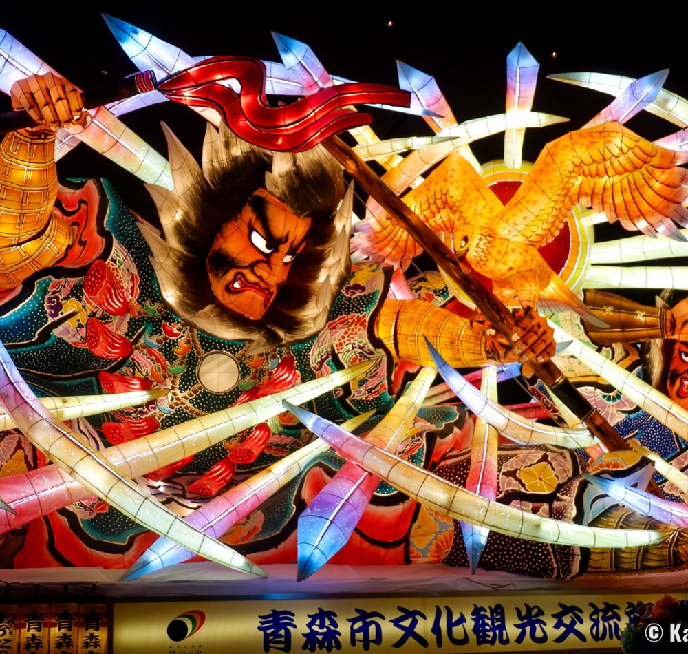 Nebuta Museum WA-RASSE (Aomori), A float of the Nebuta Matsuri