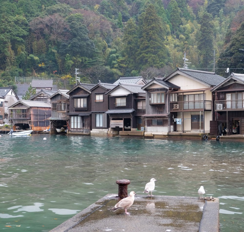 Ine (Kyoto), View on the Fisherman's village by the water