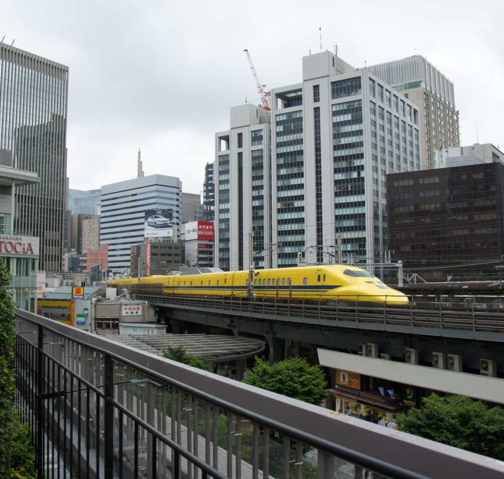 Kotsu Kaikan Coline (Tokyo), View on the wooded terrace