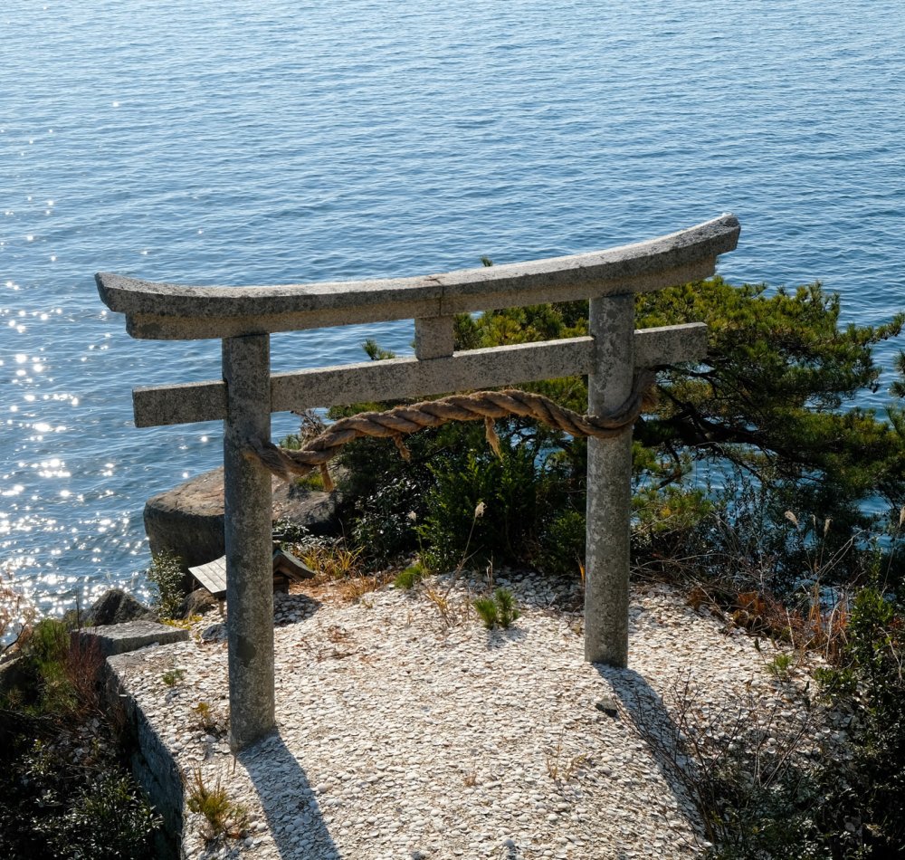 Chikubushima (Lake Biwa), View on the pier