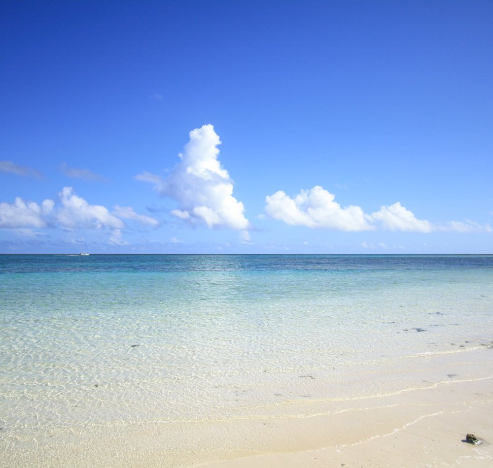 Kume-jima Island in Okinawa, White sand beach Kume-jima Island in Okinawa, White sand beach