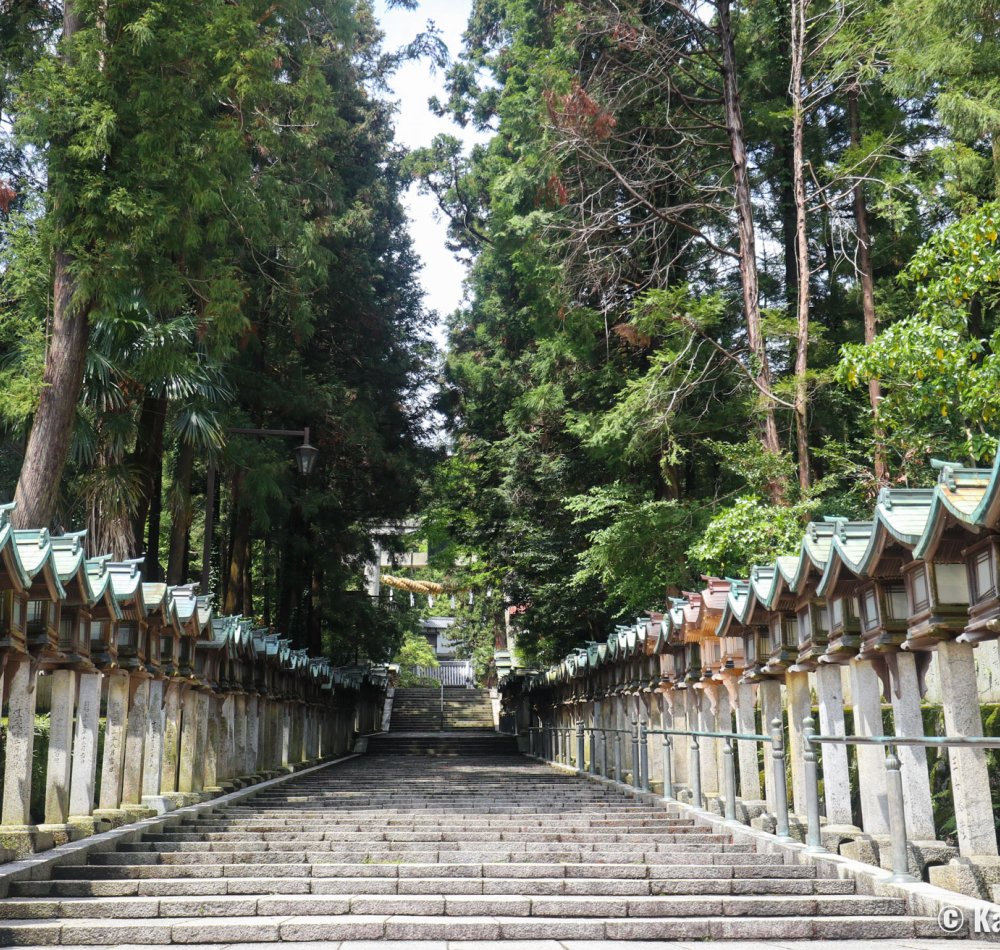 Hozan-ji (Nara), Main esplanade of the temple Hozan-ji (Nara), Main esplanade of the temple