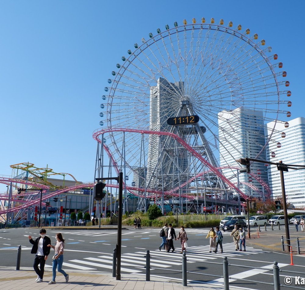 Minato Mirai 21 (Yokohama), View on the Landmark Tower and high-rises of the area
