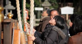 Yasaka-jinja (Kyoto), Stairway at the entrance of the shrine