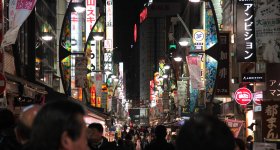 Ameyoko (Ueno), Night view of the street market
