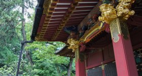 Nezu-jinja (Tokyo), Great torii gate at the main entrance